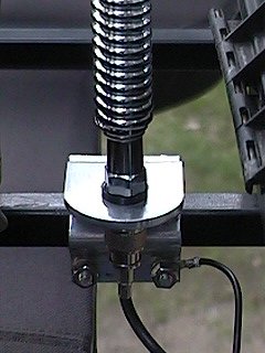 Antenna mount showing Slim Line Spring