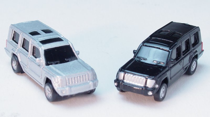 Suntory Coffee promo Jeep Commanders - Click to Enlarge