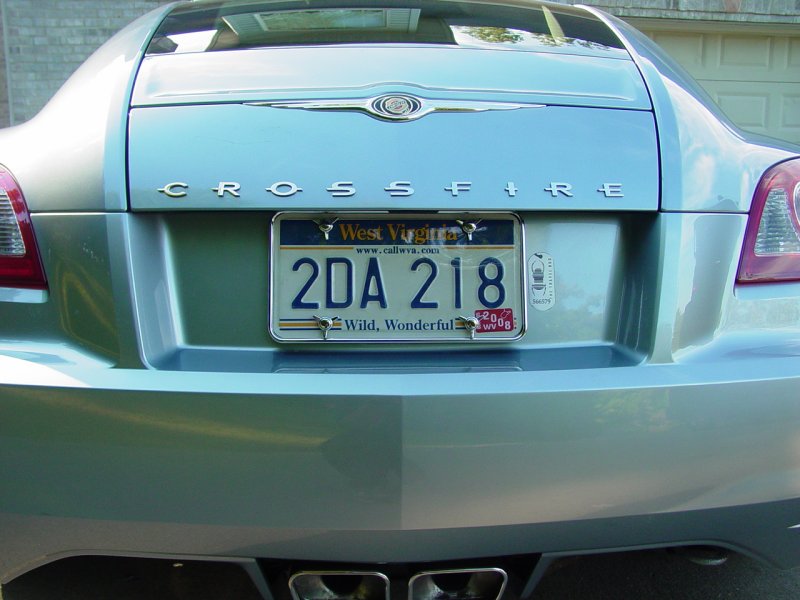Plate Cover, Travel Bug Tag