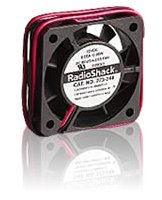 Cool things down. Cool it down with this 12VDC Micro Fan. This fan is ideal for electronic components such as computers and power supplies, plus, various communications equipment. 12VDC rated voltage 1.56 watts max