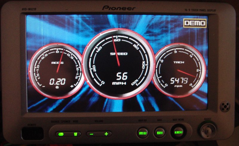 Pioneer AVG-VDP1 Screen Shot (Analog Mode)