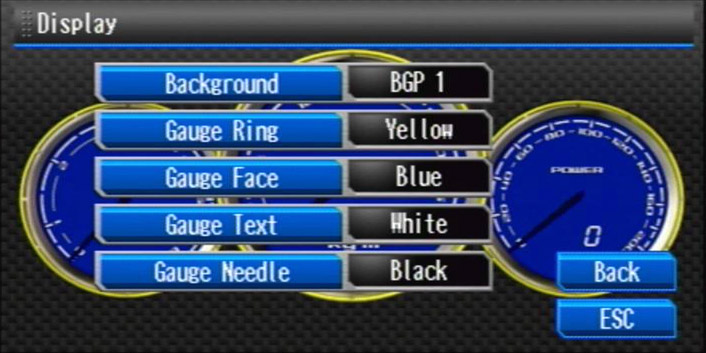 Analog Menu