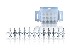 12 Position Male Interlocking Connector