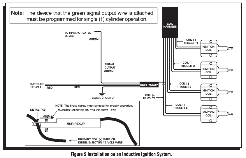 MSD 8918 Tach Signal GMR Pickup Wiring