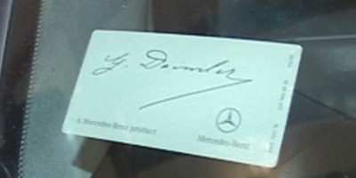 Daimler Windshield Decal