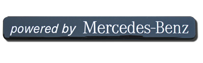 Powered by Mercedes-Benz Badge