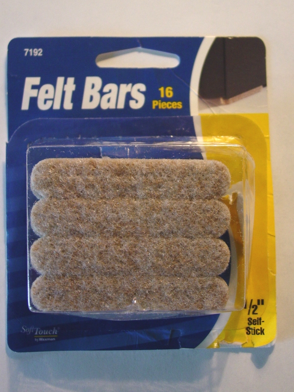 Waxman 1-2 inch Felt Bars