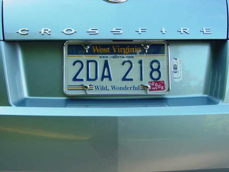 Plate Cover, Travel Bug Tag