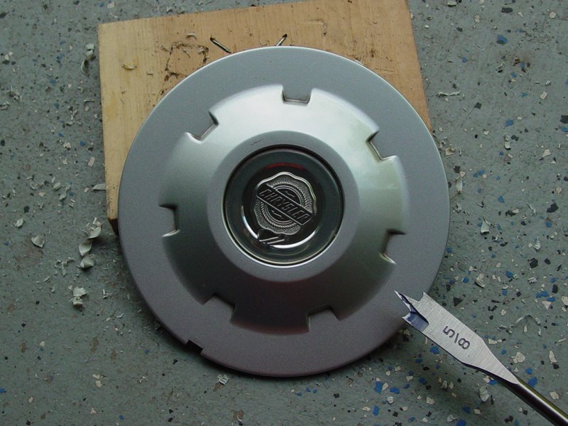 Stock Ronal Center Cap with 5/8 spade bit