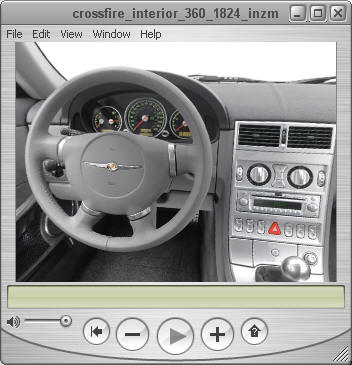 Crossfire 360-dgree View (Interior) - Requires QuickTime