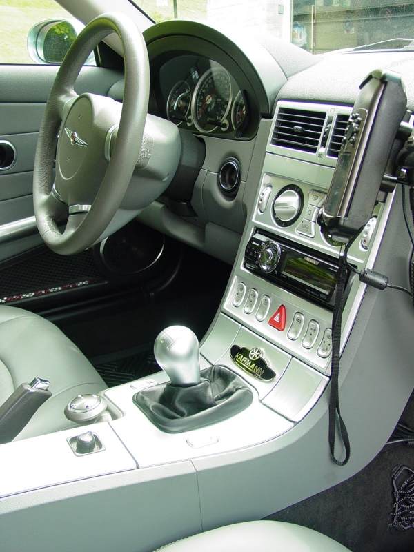 Karmann badge on dash