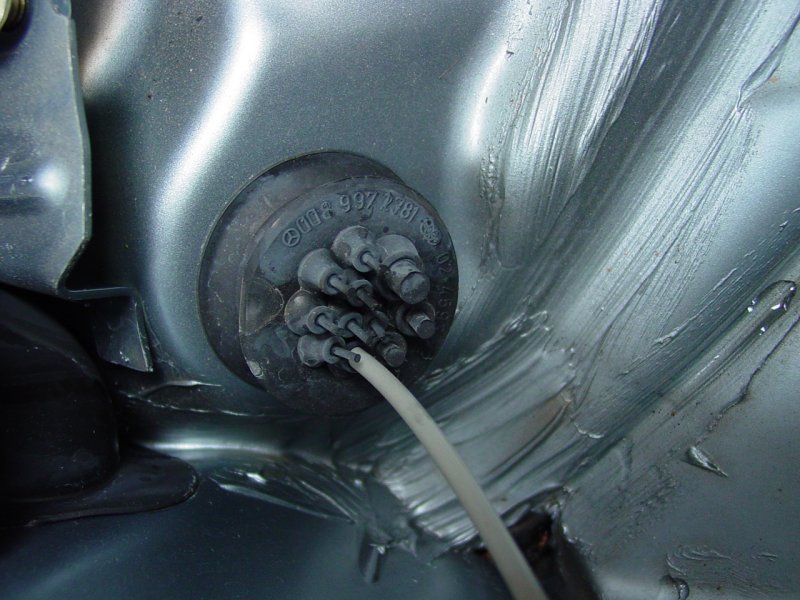 Crossfire Firewall Plug under battery tray