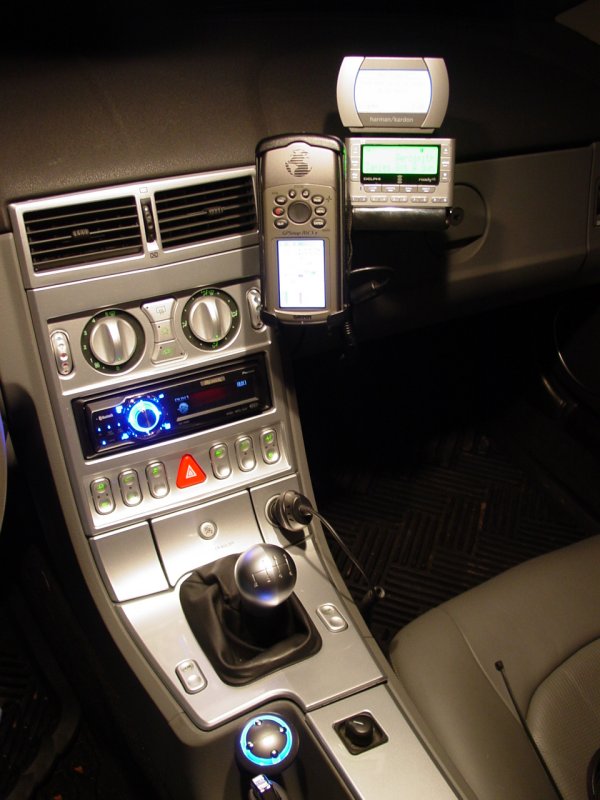 Crossfire Interior with new wiring