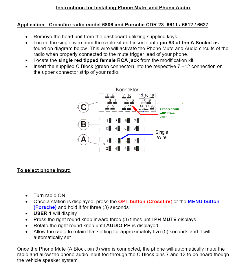 Becker Harness Phone Info