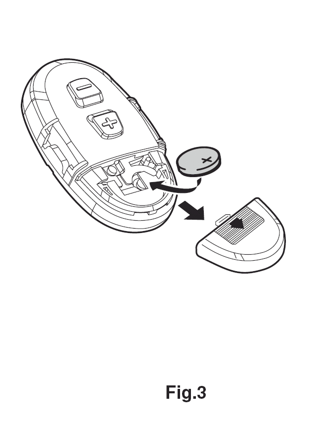 Pioneer CD-SR11 Steering Wheel Remote Control - Battery