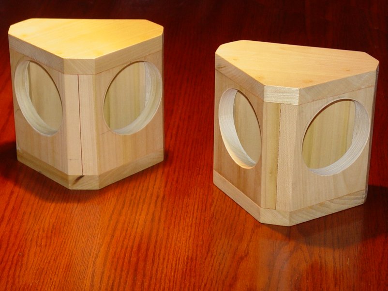 Speaker Enclosures with Holes Drilled