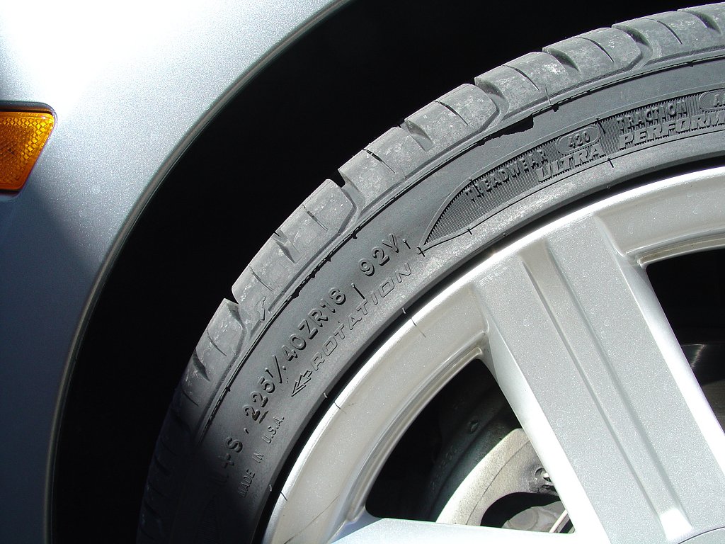 2004 Chrysler Crossfire with Goodyear Eagle F1 A/S Tires