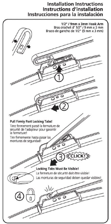 Michelin Optimum Wiper Blades Install
