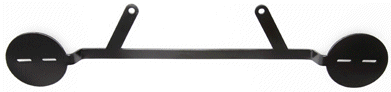 Plated-Mounted Double Badge Holder