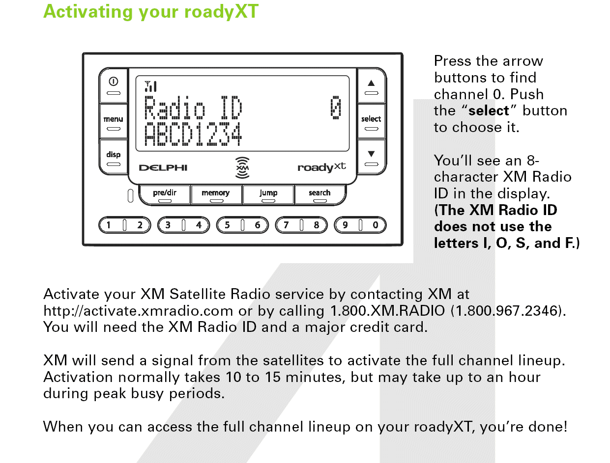 Activate Roady XT