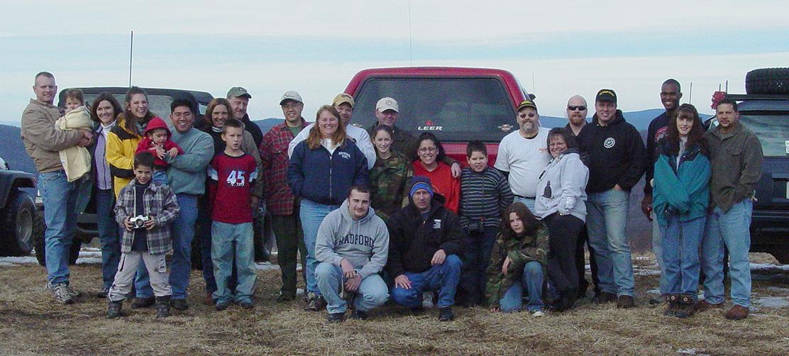 OCC and Guests 1/1/2006 on Meadow Knob - Click to Enlarge
