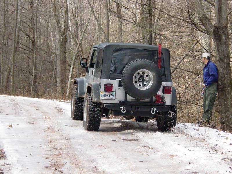 Nearing the turn up the hill - Click to Enlarge