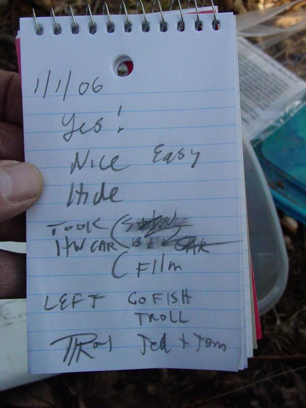 Signed the Log