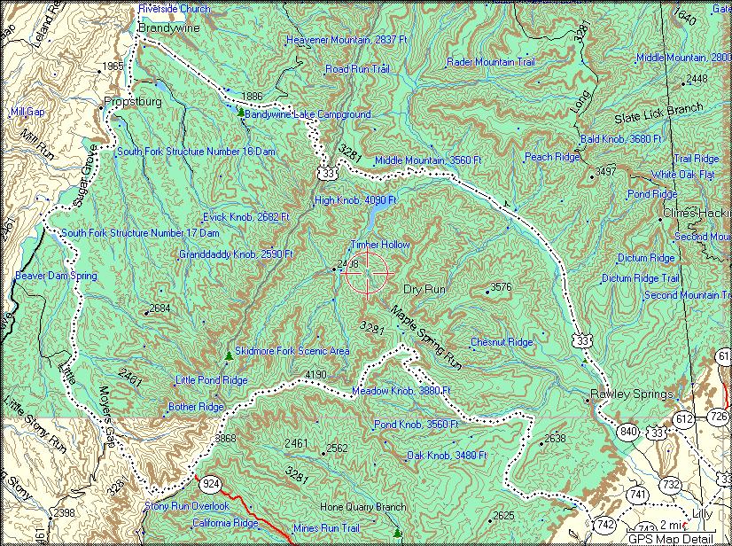 Flagpole Knob Track 1/1/06 - Click to Enlarge