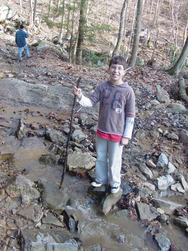 Theo on the trail