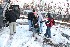 Unloading the Sled and Supplies