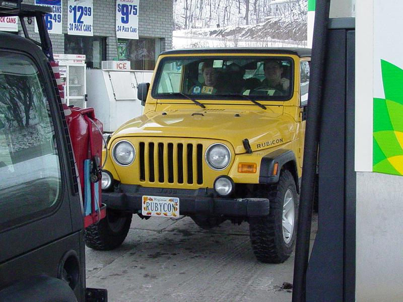 Mike and Family Fueling in Keyser - Click to Enlarge