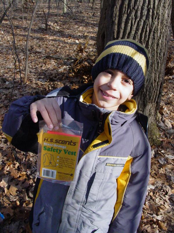 Tom with Safety Vest - Click to Enlarge