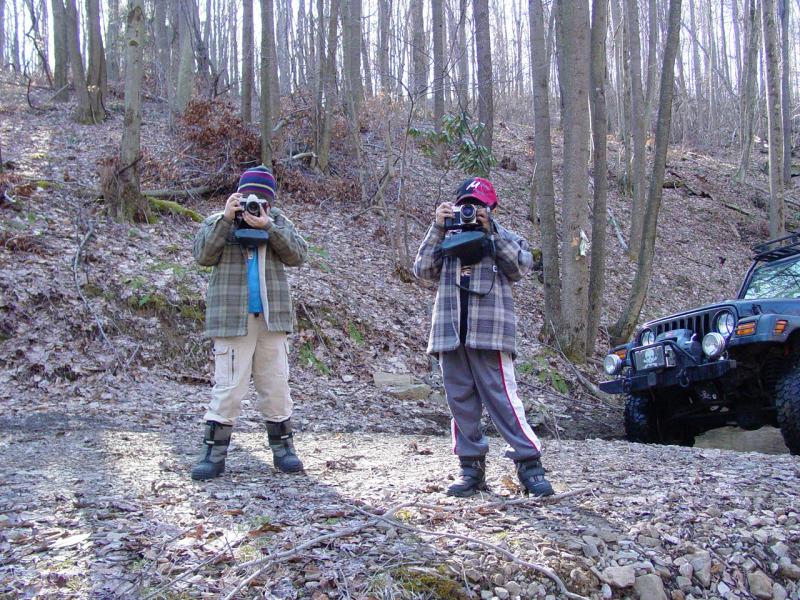 Ted (with 50mm) and Tom (with the 28mm) - Click to Enlarge