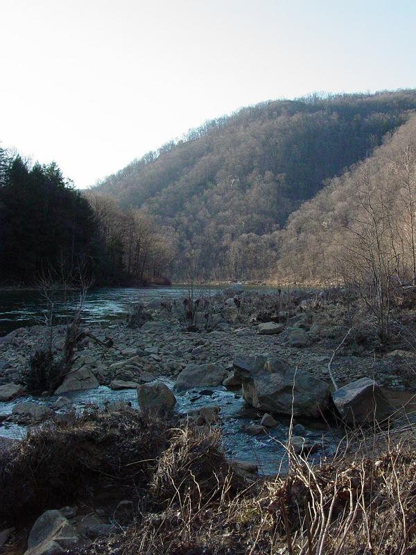 Facing toward Coopers Rock