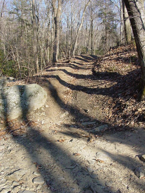 Road down to Ford at Scott Run - Click to Enlarge