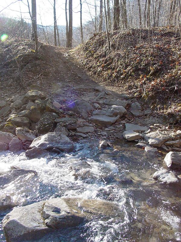 Ford at Scott Run - Click to Enlarge
