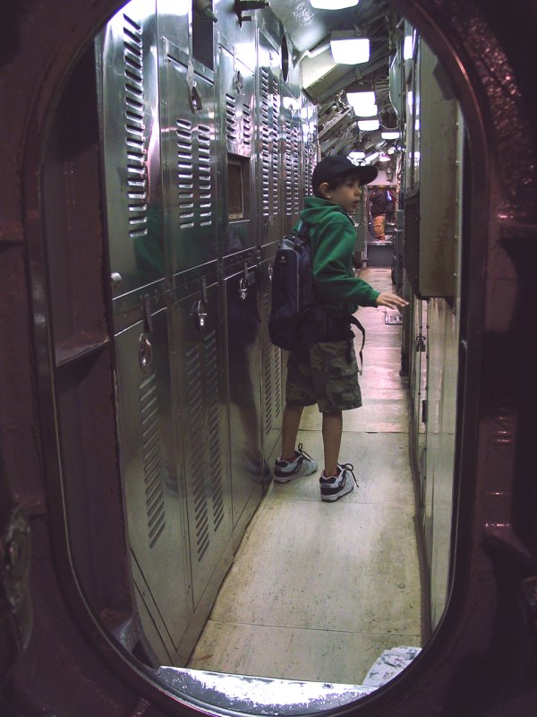 Tom aboard USS Clamagore