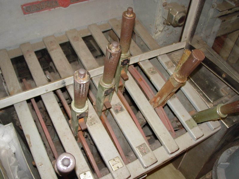 Controls aboard USS Clamagore