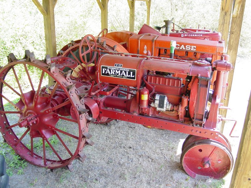 Boone Hall Plantation House Tractor Display