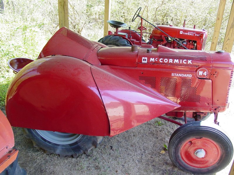 Boone Hall Plantation House Tractor Display