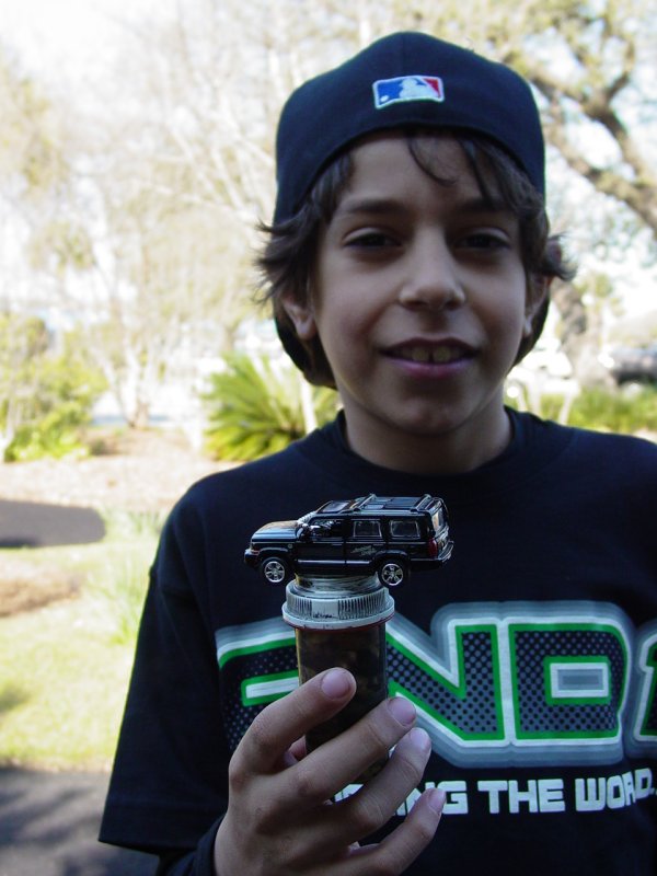 Tom with Travel Bug