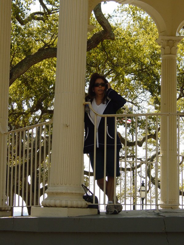 Maria on Bandstand at White Point Gardens