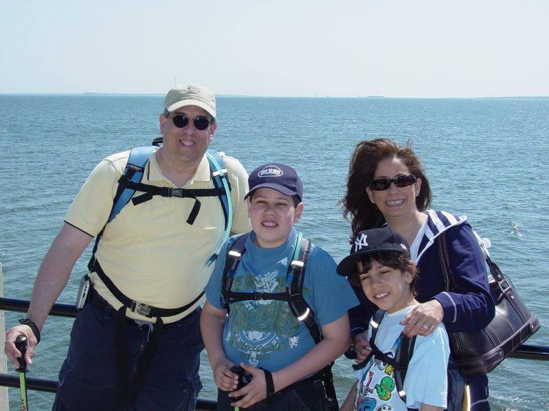 Paul, Ted, Maria, and Tom at White Point Gardens