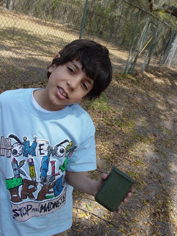 Tom with Angel Oak Geocache