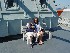 Ted and Maria aboard U.S.S. Laffey
