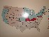 Map of States at Fort Sumter