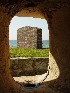 Cannon port at Fort Sumter