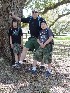 Tom, Paul, Ted at Boone Hall Plantation