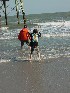 Ted and Tom on Isle of Palms Beach