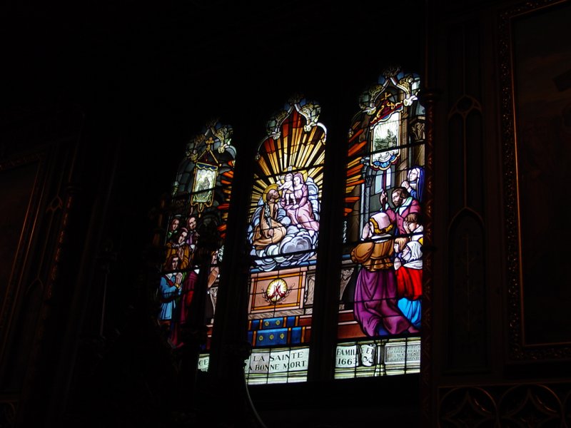 Interior of Notre Dame Basilica Montreal